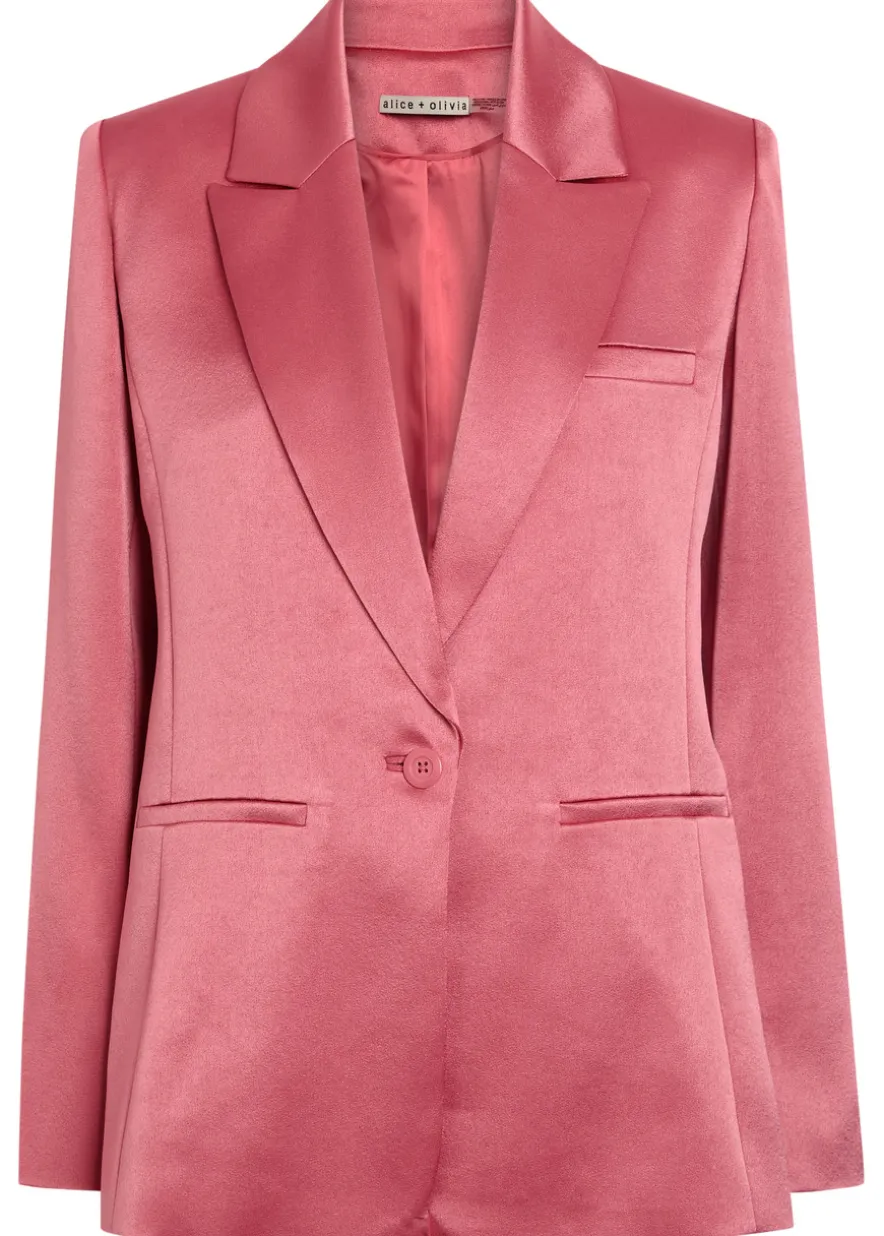 Billie satin blazer
