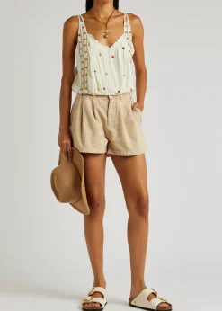 Billie stretch-denim shorts