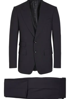 Bistretch Shelton wool-blend evening suit