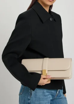 Blake leather clutch