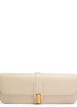 Blake leather clutch