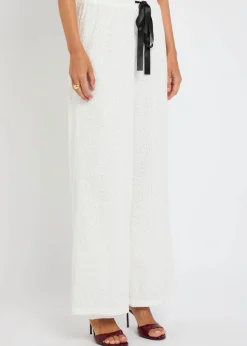 Blanca broderie anglaise cotton trousers