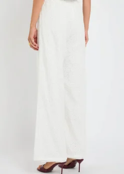 Blanca broderie anglaise cotton trousers