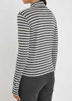 Blasy striped jersey top