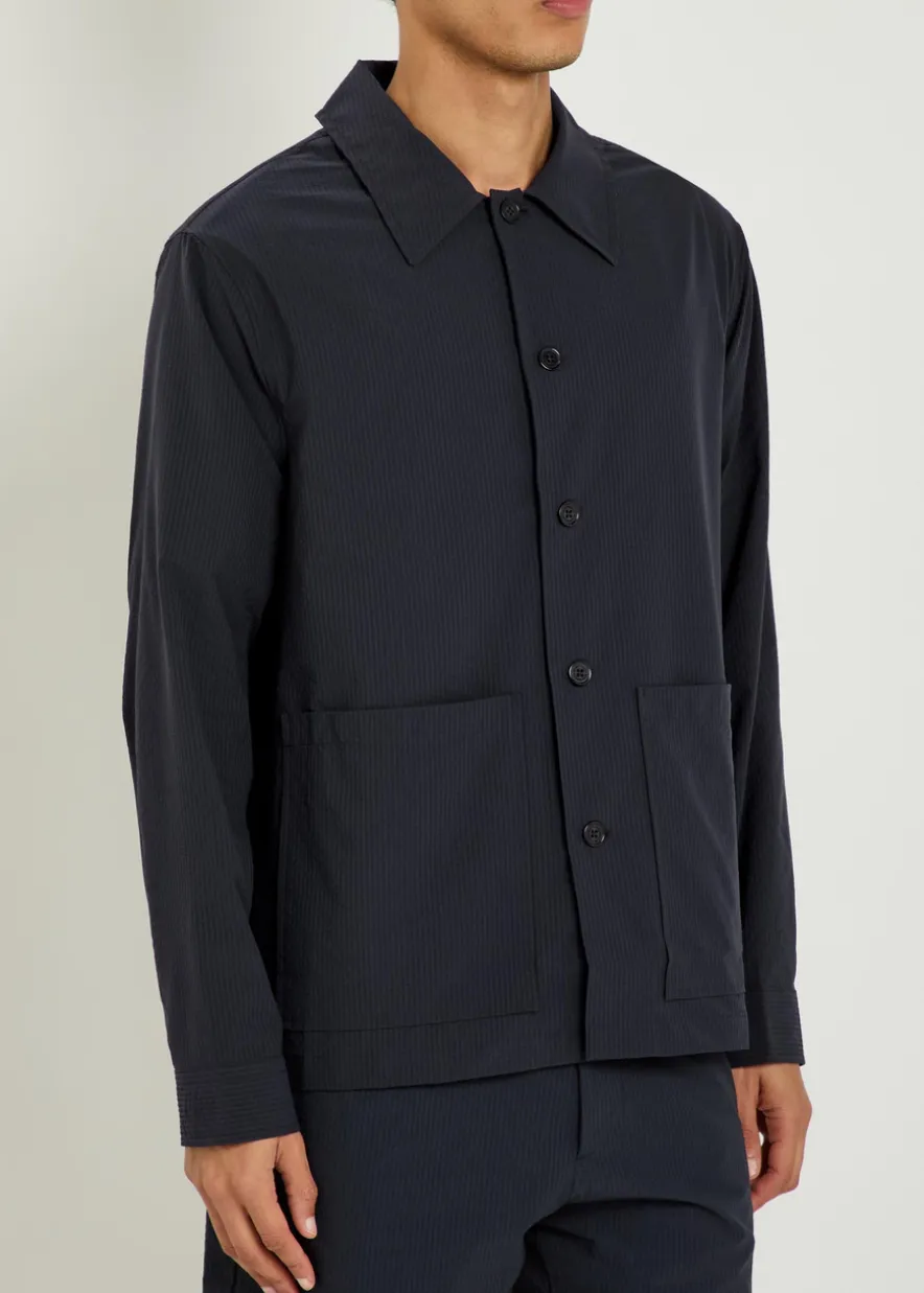 Blaze striped seersucker shirt