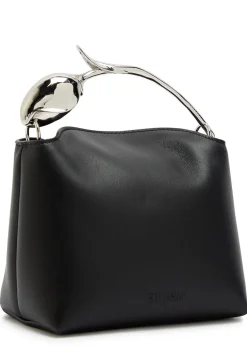 Bloom mini leather top handle bag