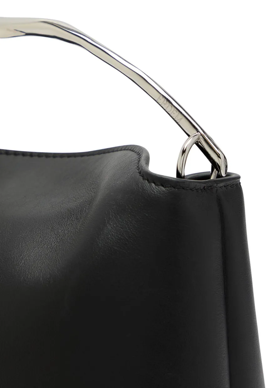 Bloom mini leather top handle bag