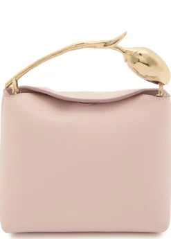 Bloom mini leather top handle bag