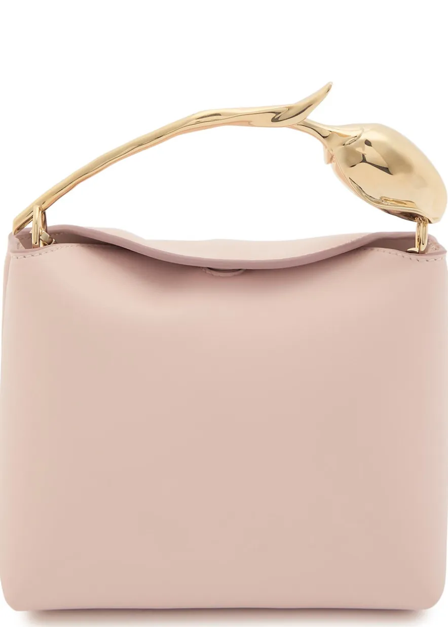 Bloom mini leather top handle bag