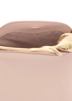 Bloom mini leather top handle bag