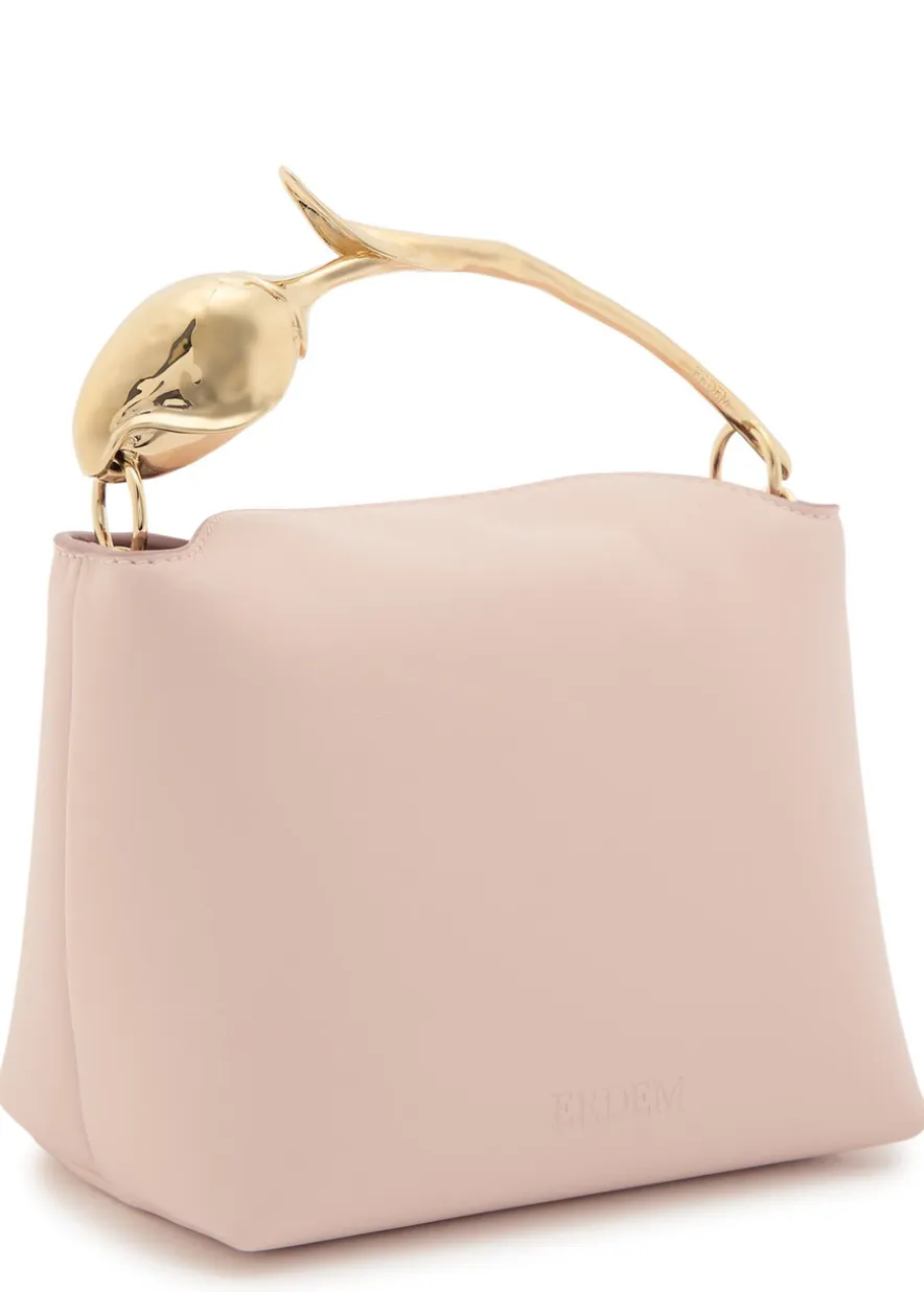 Bloom mini leather top handle bag