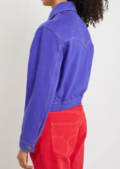 Blouson denim jacket