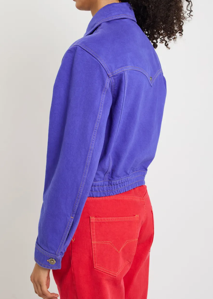 Blouson denim jacket