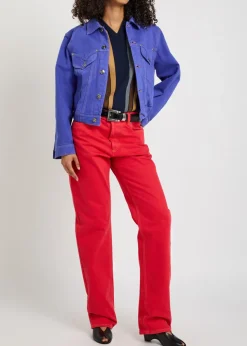 Blouson denim jacket