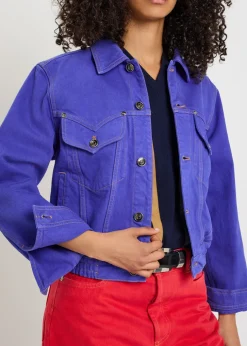 Blouson denim jacket