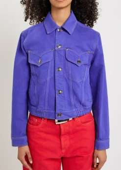 Blouson denim jacket