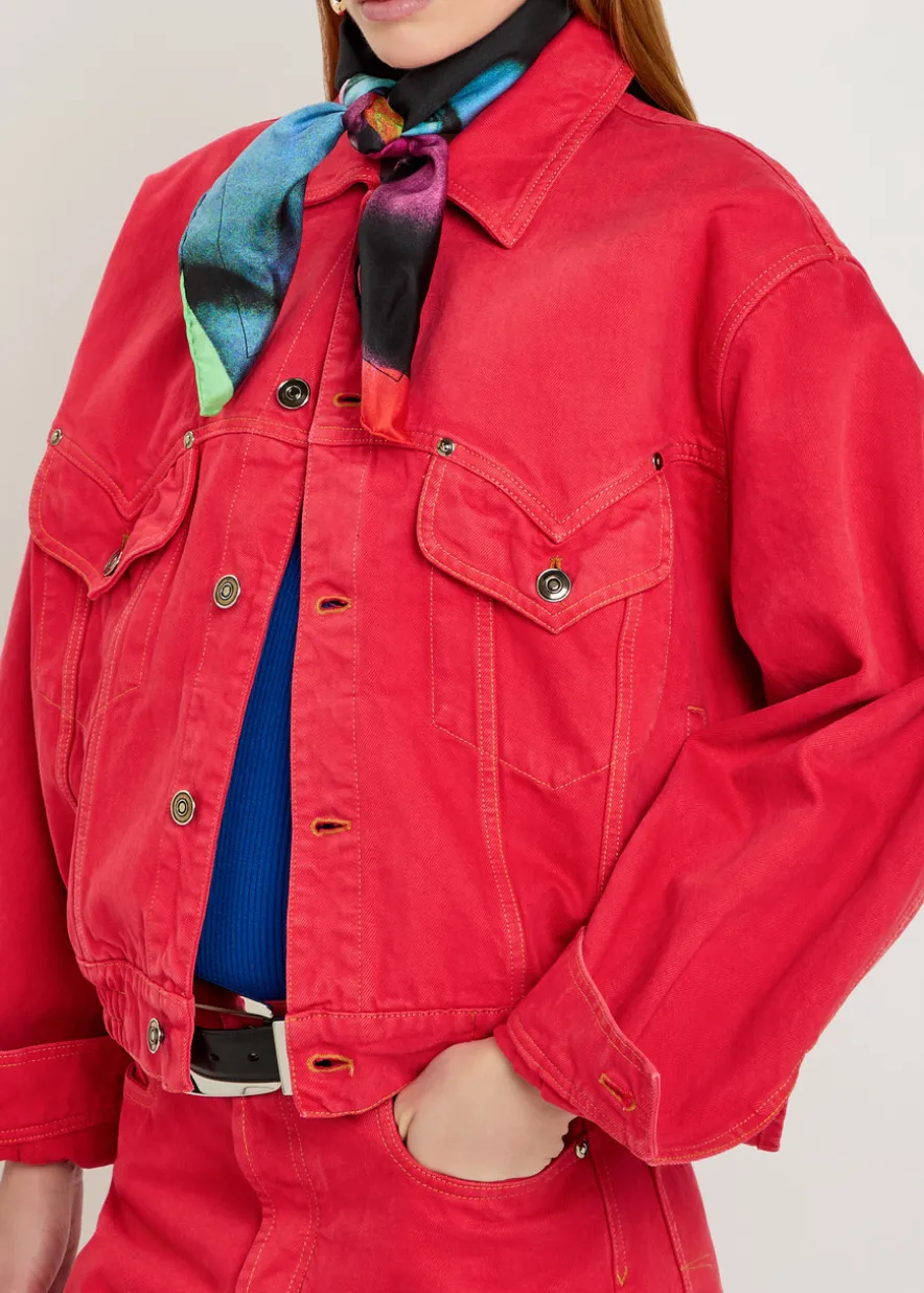Blouson denim jacket