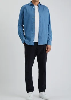 Blue chambray shirt
