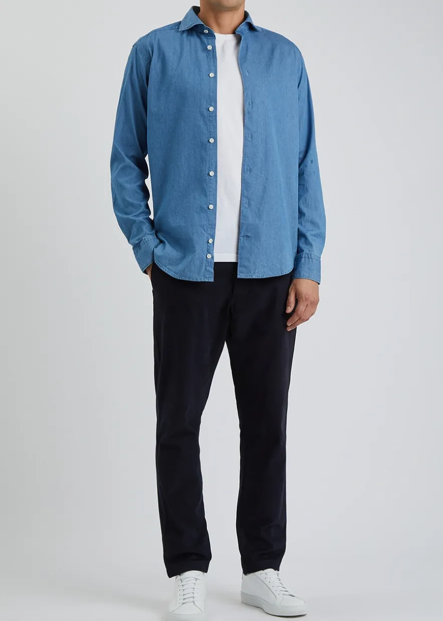 Blue chambray shirt