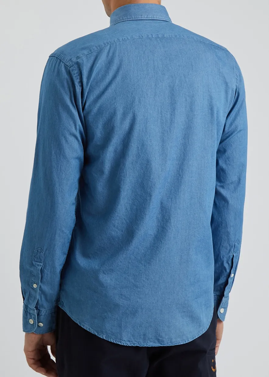 Blue chambray shirt