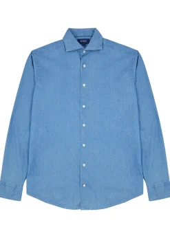 Blue chambray shirt