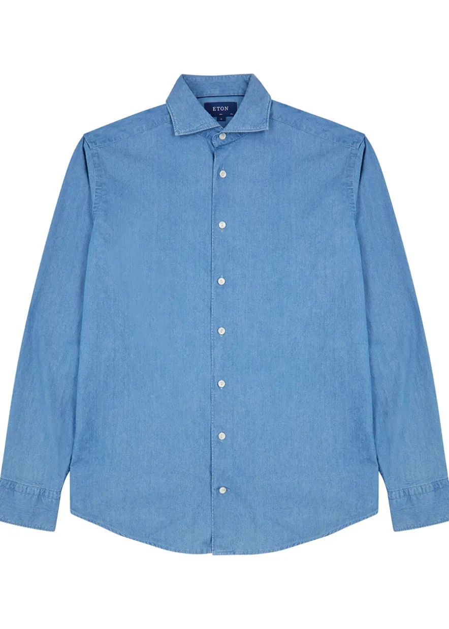 Blue chambray shirt