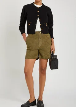 Bobby suede shorts
