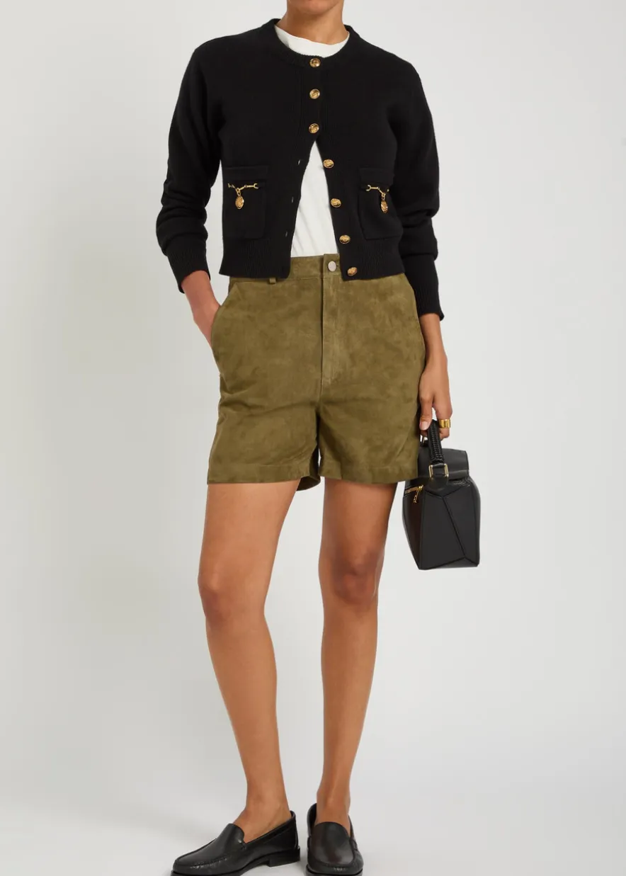 Bobby suede shorts