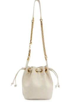 Bo chain quilted leather bucket bag