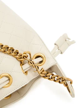 Bo chain quilted leather bucket bag