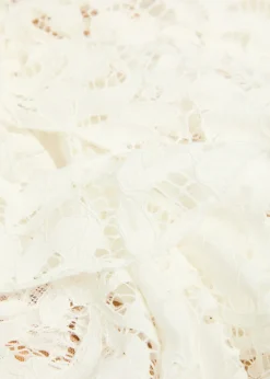 Bodita appliquéd guipure lace mini dress