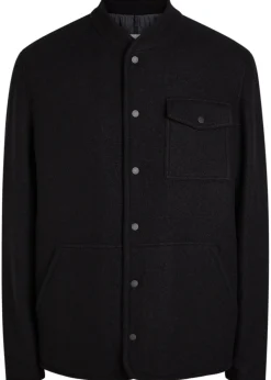 Boiled wool overshirt