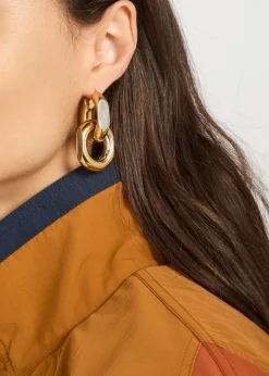 Bo Maillons linked drop earrings