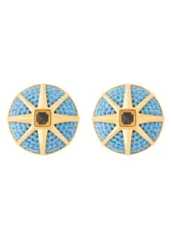 Bondone gold-plated stud earrings