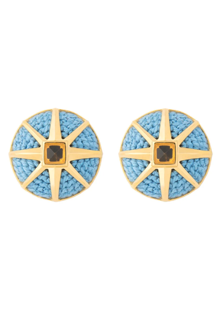 Bondone gold-plated stud earrings