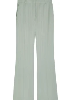 Bootcut wool trousers