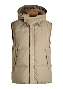 Boreal hooded shell gilet