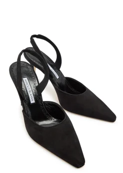 Borelapla 90 suede slingback pumps