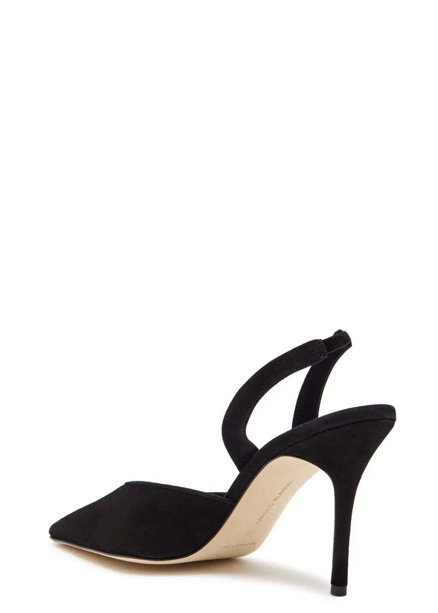 Borelapla 90 suede slingback pumps