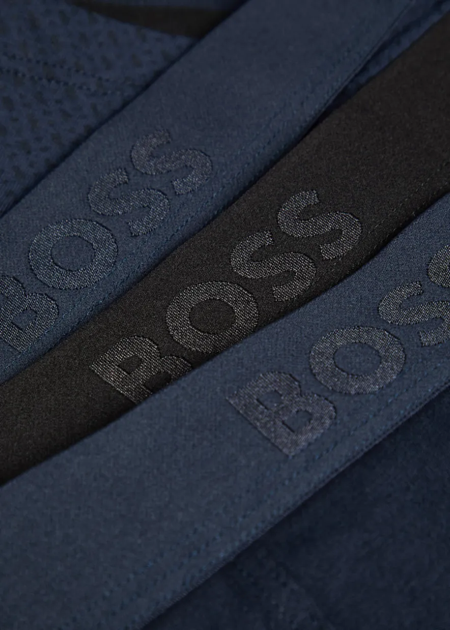 Boss One stretch-cotton boxer briefs - set of three