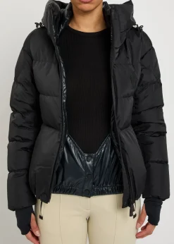 Bouquetin belted padded shell jacket