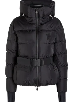 Bouquetin belted padded shell jacket
