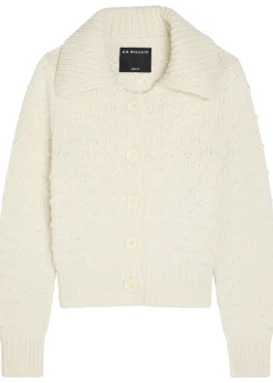 Bourgeois bobble-knit wool-blend cardigan