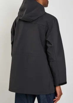 Bowden hooded water-repellent jacket