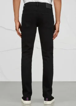 Bowery black slim-leg jeans