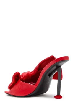 95 bow leather sandals