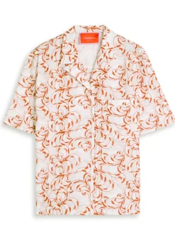 Bowling embroidered woven shirt