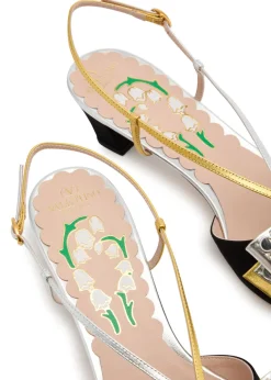 Bowow 45 embellished moiré pumps