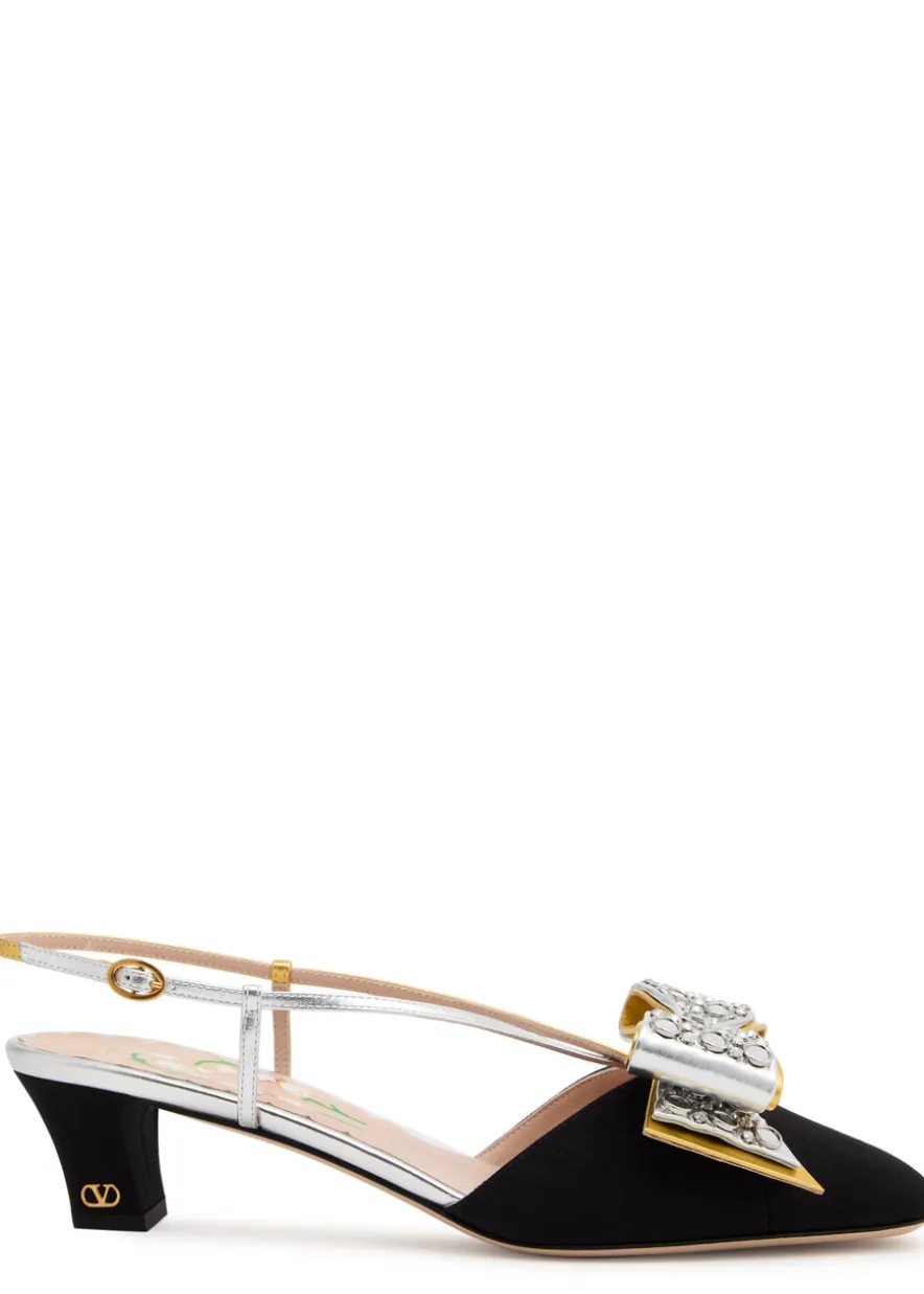 Bowow 45 embellished moiré pumps