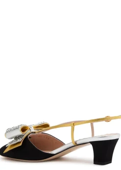 Bowow 45 embellished moiré pumps